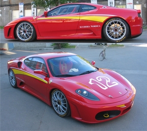 1635 Ferrari disain ja kleepimine Ferrari disain ja kleepimine
