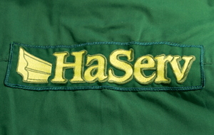 1995 HaServ tikitud embleem tooriidele HaServ tikitud embleem tööriidele