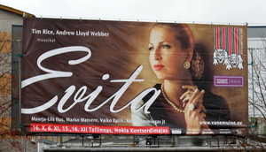 2196 Evita reklaam postide vahel Evita reklaam postide vahel