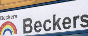544 Beckers kleebisreklaam vaateaknal Beckers kleebisreklaam vaateaknal