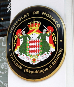 958 Monaco Tallinna konsulaadi silt Monaco Tallinna konsulaadi silt